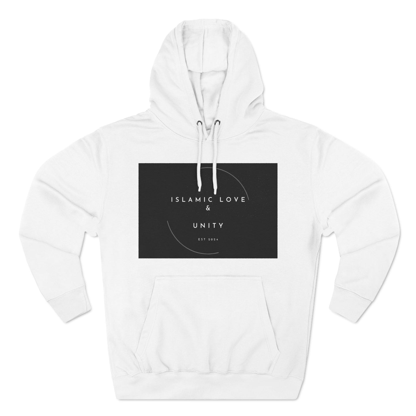 Three-Panel Fleece Hoodie